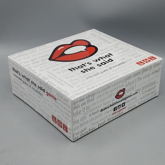 Party Game of Innuendos "Thats What She Said" Sealed Brand New Cards Bucks Hens - Picture 9 of 12